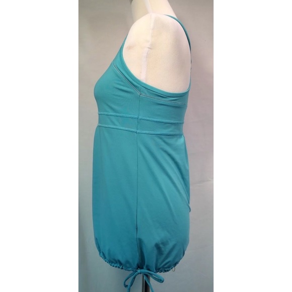Athleta Horizon Tank Tide BlueRacerback Tie Waist - Picture 2 of 8